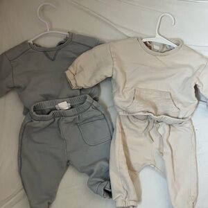 Zara Baby Sweatshirt and Jogger Set